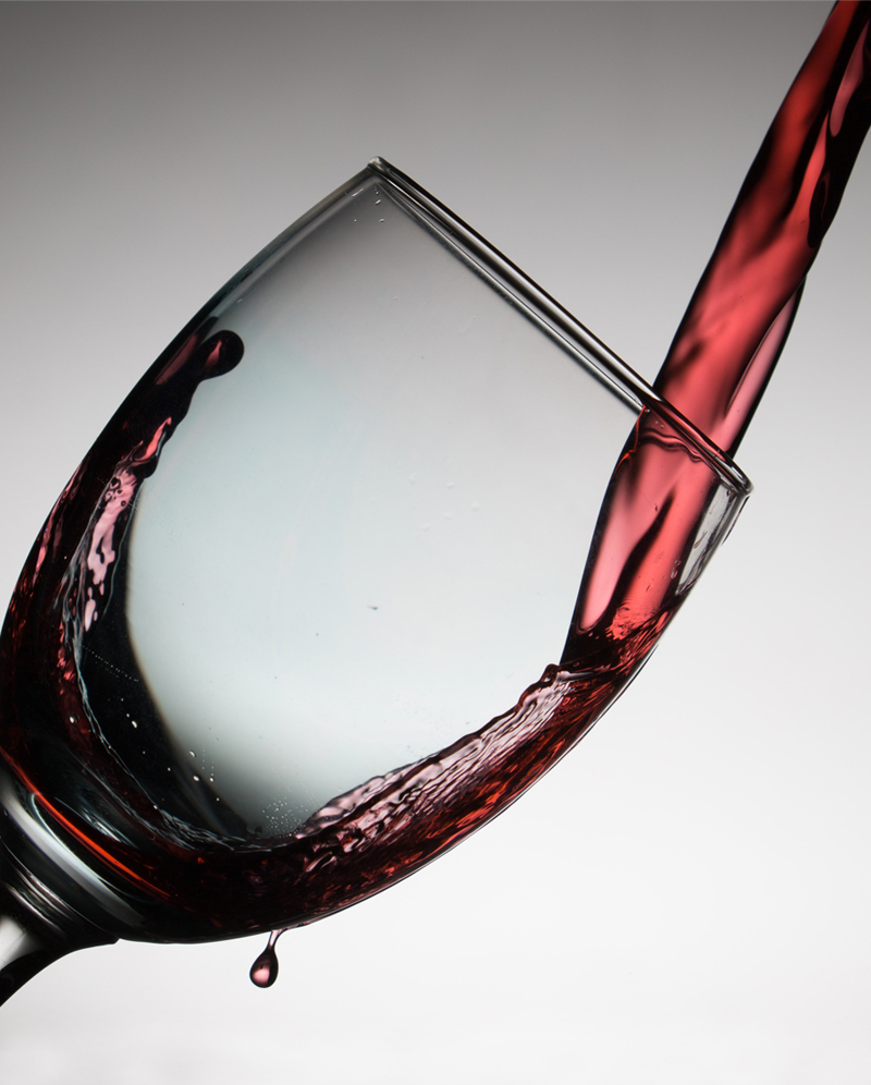 Red Wine Being Poured